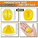Layhit 40 Pcs Miniature Construction Party Decorations include 20 Mini Safety Hats 20 Mini Safety Vests Construction Themed Birthday Party Favors Cupcake Topper Supplies - Image 4