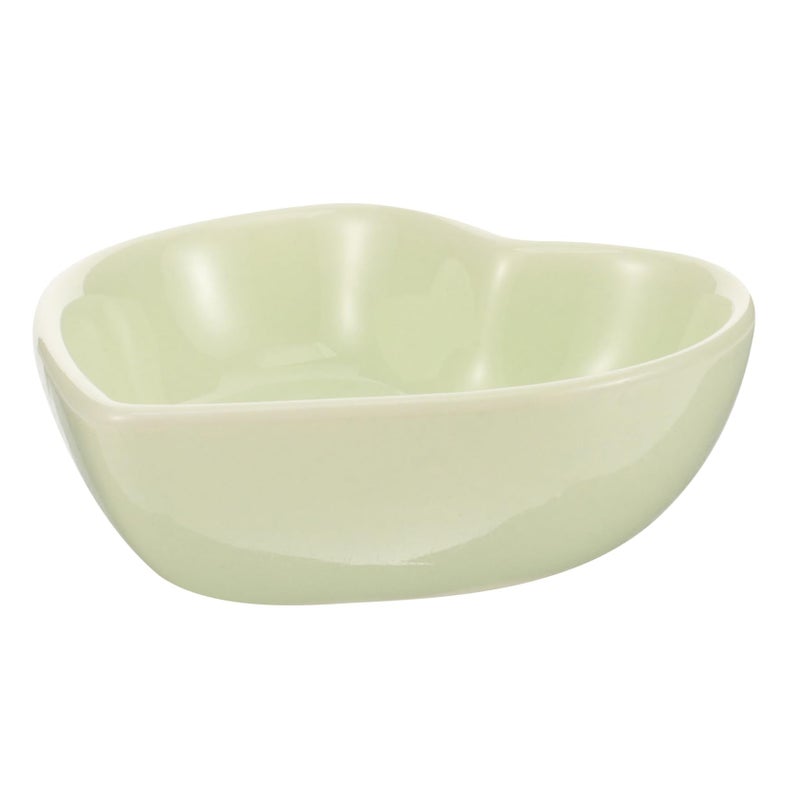 Light Green Ceramic Tip Proof Pet Food Dish For Hamsters Rabbits And Kittens - Image 2