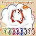 Swakuta 36 Pcs Tambourine Percussion Musical Instrument Plastic Tambourine with 4 Jingle Bells Mini Handheld Tambourine Bulk Kids Adults Noise Makers for Party School 8 Colors - Image 4