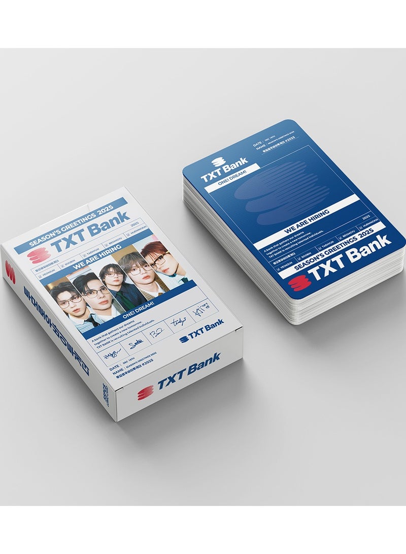 Generic 55Pcs Tomorrow x Together TXT BANK LOMO Cards Set SEASON'S GREETINGS 2025 ALbum PhotoCards 2025 K-pop TXT FanClub Collectors Poster  - Image 3