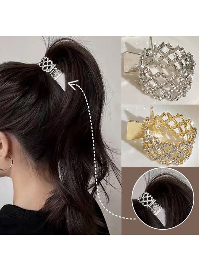 ASVNRES 2023 New Pearl Rhinestone Hair Claws Girl High Ponytail Clip Fixed Hairpin Claw Clip Advanced Sense Hair accessories Headwear for Women Men Hair Accessories Styling Jewelry Tools - Image 5