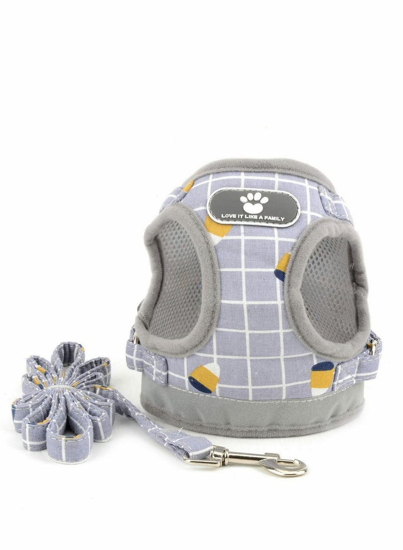 SYOSI Cat Harness and Leash Set for Walking Cat and Small Dog Harness Soft Mesh Puppy Adjustable Vest with Reflective Strap Comfort Fit for Pet Kitten Puppy Rabbit - Image 2