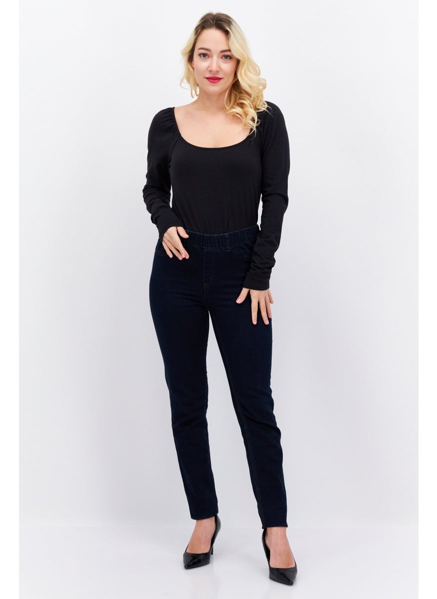Levi's Women Long Sleeves Solid Bodysuit, Black  - Image 3