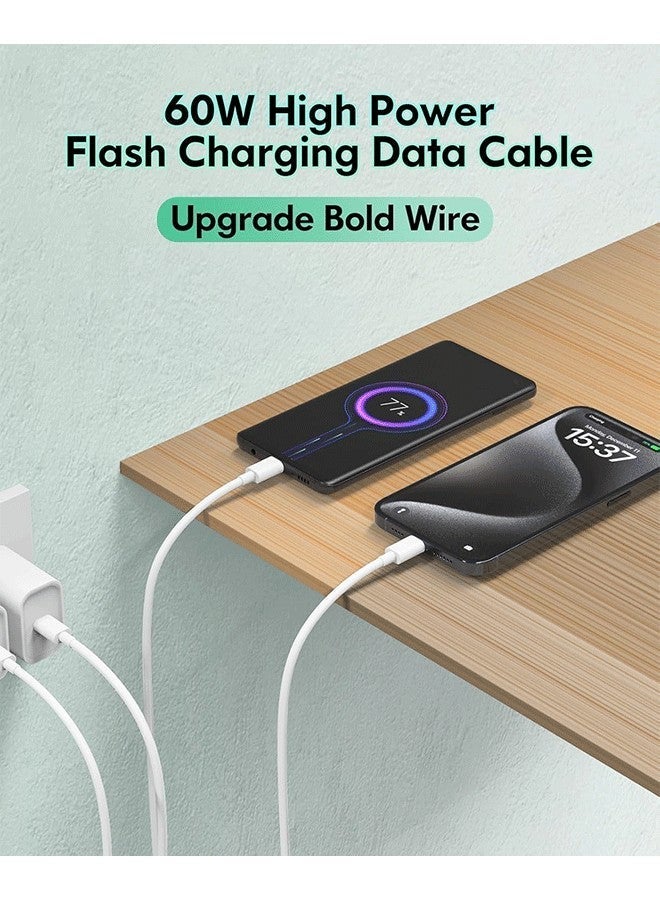 EXMY Official USB type C To type-C Super Fast Charging Cable 1M For iPhone 16/15, iPad, Macbook, Samsung - Image 4