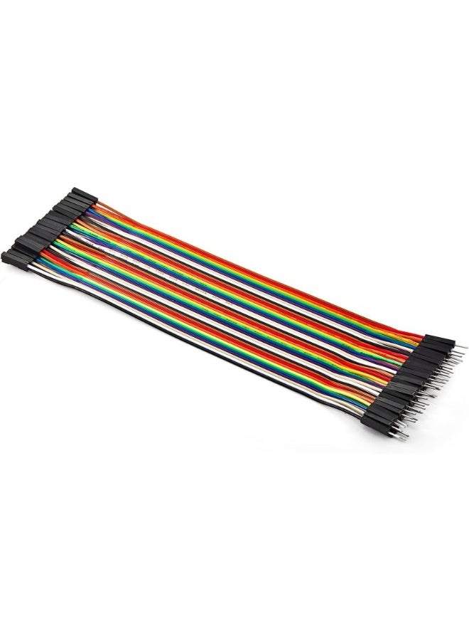 KNP Female to Female Jumper Wires 20cm, Set of 40 -for Seamless Connectivity in DIY Projects - Image 1