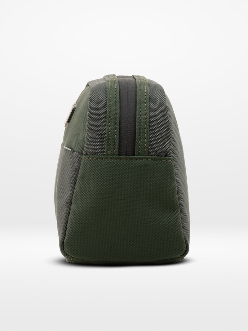 ORYX O-Pouch Stylish Modern Essentials Organizer Pouch Spacious & Textured Green - Image 2