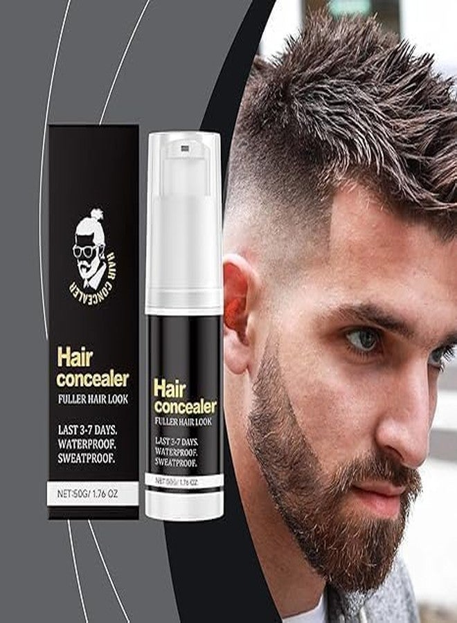 SYLVERA Hair Concealer Black – Waterproof Mascara Wand Root Touch-Up for Men & WomenTemporary Grey Coverage & Precision Corrector Sweat-Proof, Anti-Perspiration Formula | Available in Black & White Shades (1) - Image 2