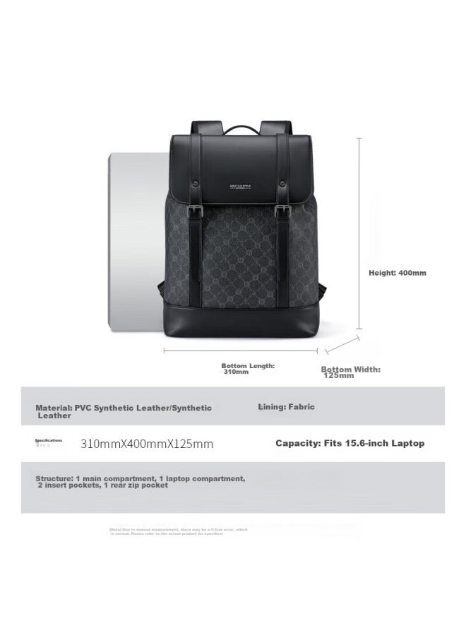 Golf Backpack For Men, Large Capacity Printed Travel Business Backpack, 15.6-inch Laptop Bag, Student Schoolbag - Image 5