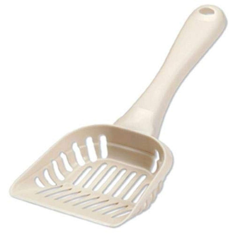 Petmate Litter Scoop for Cats, Large Size, Bleached Linen - Image 1