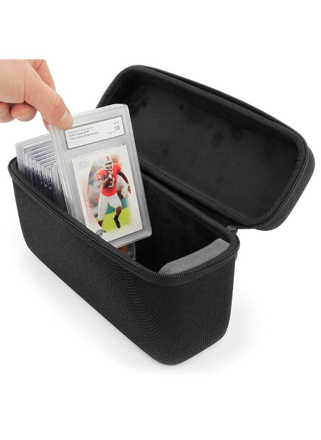 CASEMATIX - CASEMATIX Graded Card Case Compatible with 30+ BGS PSA Graded Sports Trading Cards or 140+ Top Loader Card Storage Case with Scratch Resistant Custom Card Carrying Case Interior - Image 1