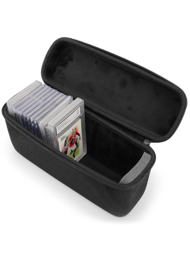 CASEMATIX - CASEMATIX Graded Card Case Compatible with 30+ BGS PSA Graded Sports Trading Cards or 140+ Top Loader Card Storage Case with Scratch Resistant Custom Card Carrying Case Interior - Image 1