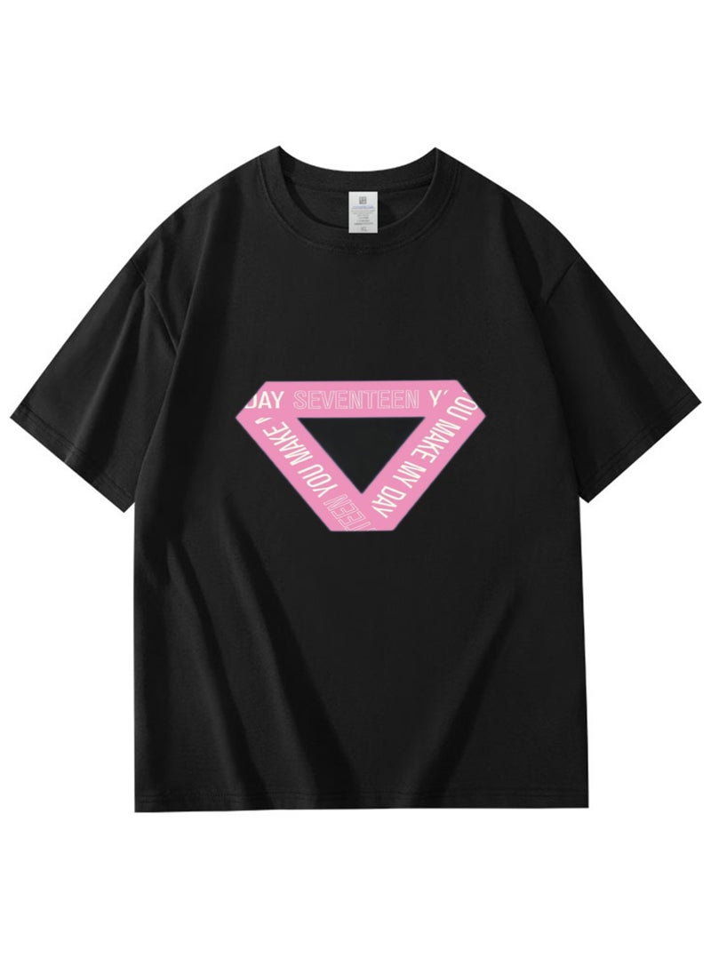 NIBEMINENT SEVENTEEN Printed Cotton Short Sleeves T-Shirt 