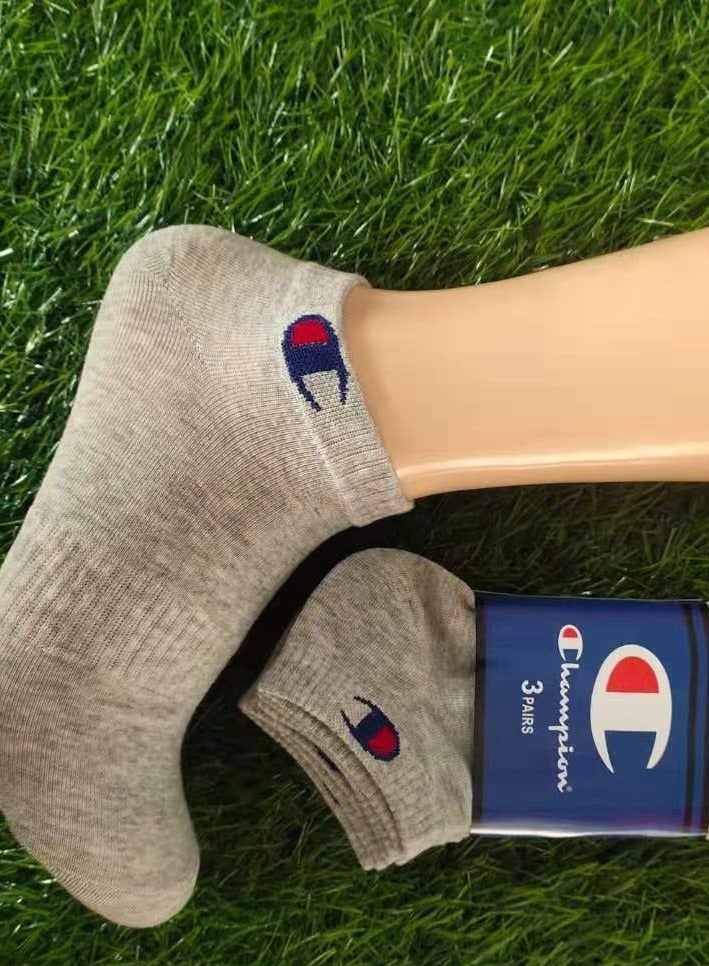 Champion 5 Pack Ankle Crew Socks  - Image 3
