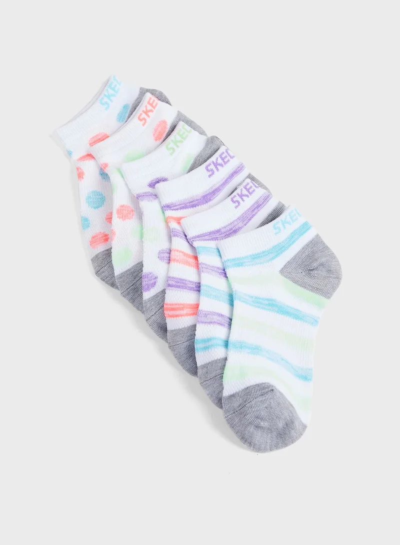 SKECHERS 6 Pack Low Cut Socks