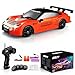 Desdoni Remote Control Car RC Drift Car 24GHz 124 Scale 4WD 15KMH High Speed Model Vehicle with LED Lights Drifting Tire Racing Sport Toy Car for Adults Boys Girls Kids Gift 2Pcs Rechargeable Batteries - Image 4