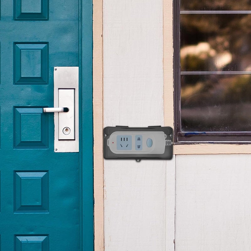 صندوق توصيل كهربائي مقاوم للماء للاستخدام الخارجي مع سهولة التركيب للمنزل والتخييم - Image 5