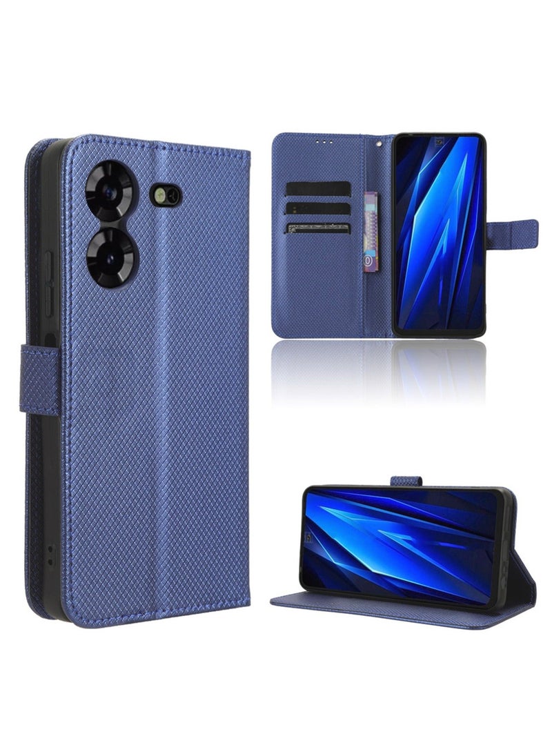 TEAM LUXURY Tecno Pova 5 4G/LH7N Phone Case Cover with Full Body Camera Len Protector Quality Leather Wallet Card Holder Shockproof Protective Back Cover with Release Hand Phone Holder Daily Video Kickstand  - Image 2