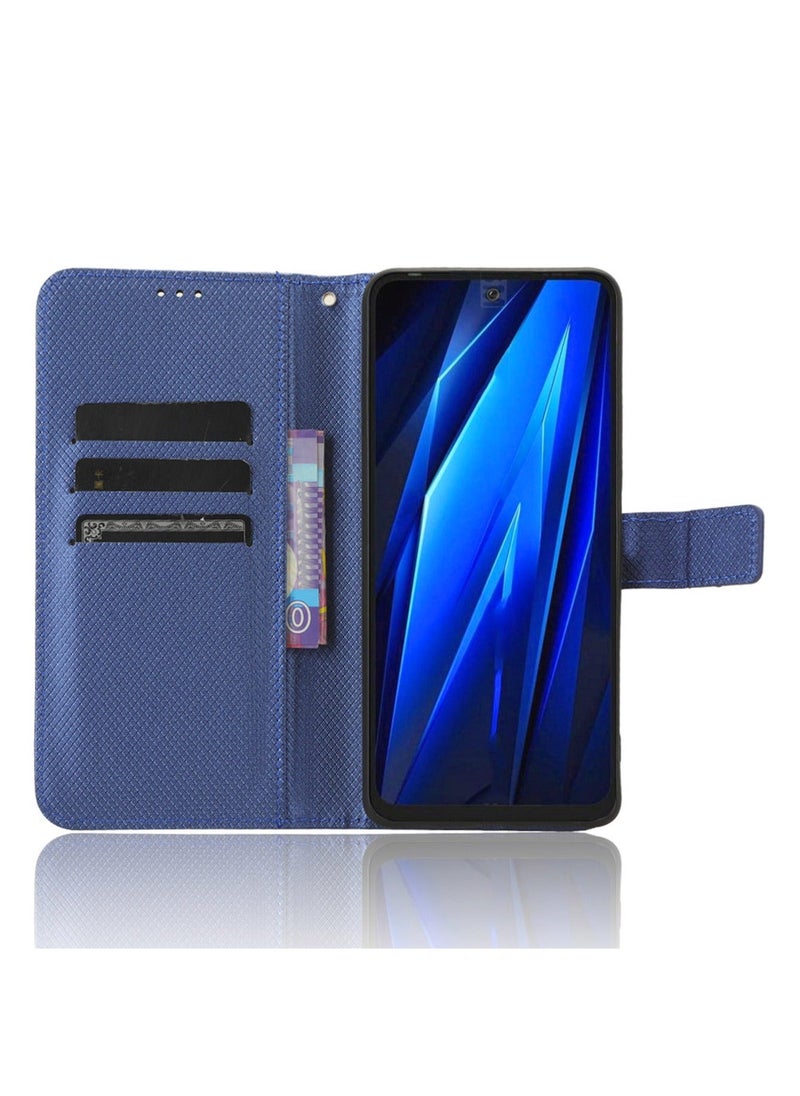 TEAM LUXURY Tecno Pova 5 4G/LH7N Phone Case Cover with Full Body Camera Len Protector Quality Leather Wallet Card Holder Shockproof Protective Back Cover with Release Hand Phone Holder Daily Video Kickstand  - Image 3