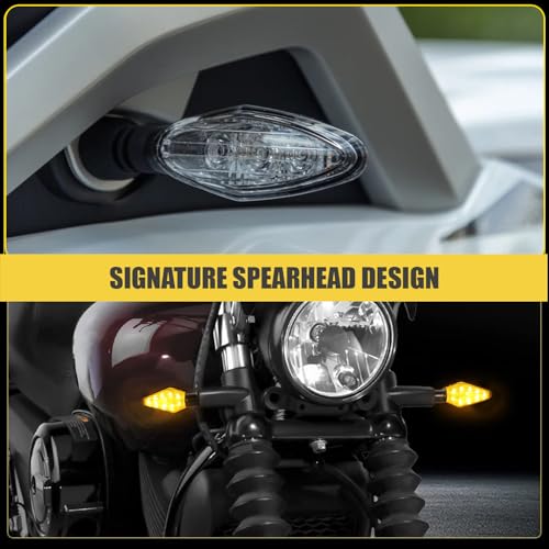 Pivalo Bike Indicator LED Bulb with Super Bright Front and Back Turn Signal Light Compatible for -125/200/250/390 Duke RC (Set of 2, Yellow) - Image 2
