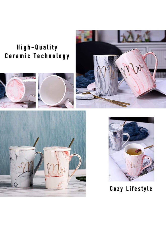 Mr And Mrs Coffee Mug Set Multicolour  - Image 2