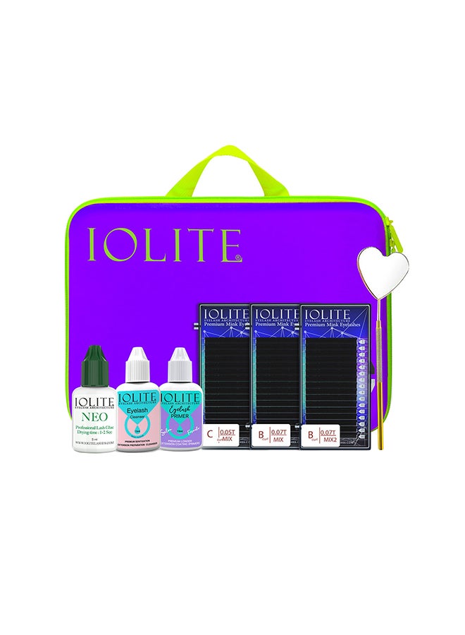 IOLITE Lamination Kit Keratin Diy Instant Fuller Eyelash And Brow Lifting Long Lasting Formula Kit, LK001