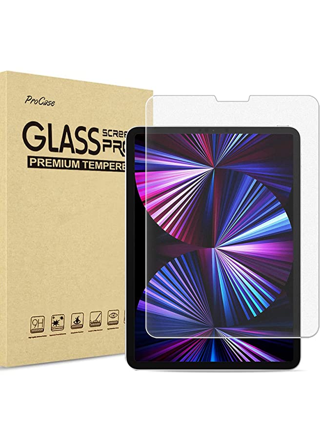 Procases ProCase Matte Screen Protector for iPad Pro 11 Inch 2022 2021 2020 2018, Anti-Fingerprint Matte Tempered Glass Screen Film Guard Screen Protector for iPad Pro 11” 4th 3rd 2nd 1st Gen - Image 1
