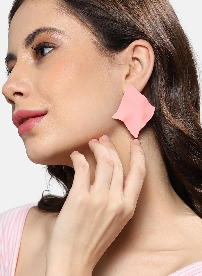 SOHI Ripple Hues Artificial Stud Earring Jewellery - Image 1