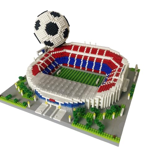 alltogetho 4200pcs Barcelona Soccer Stadium with Soccer Ball Micro Mini Building Blocks Toy Set Creating an Exclusive Football Field Proud Exhibits and Gift for Adult Fans Challenging Artistic Works - Image 1