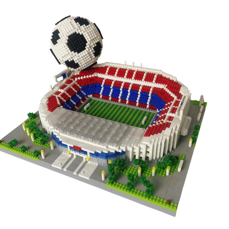 alltogetho 4200pcs Barcelona Soccer Stadium with Soccer Ball Micro Mini Building Blocks Toy Set Creating an Exclusive Football Field Proud Exhibits and Gift for Adult Fans Challenging Artistic Works - Image 3