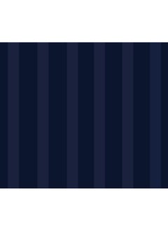 Homefab India Homefab India 2 Piece Satin Stripe Glace Cotton Pillow Covers - Navy Blue  - Image 5