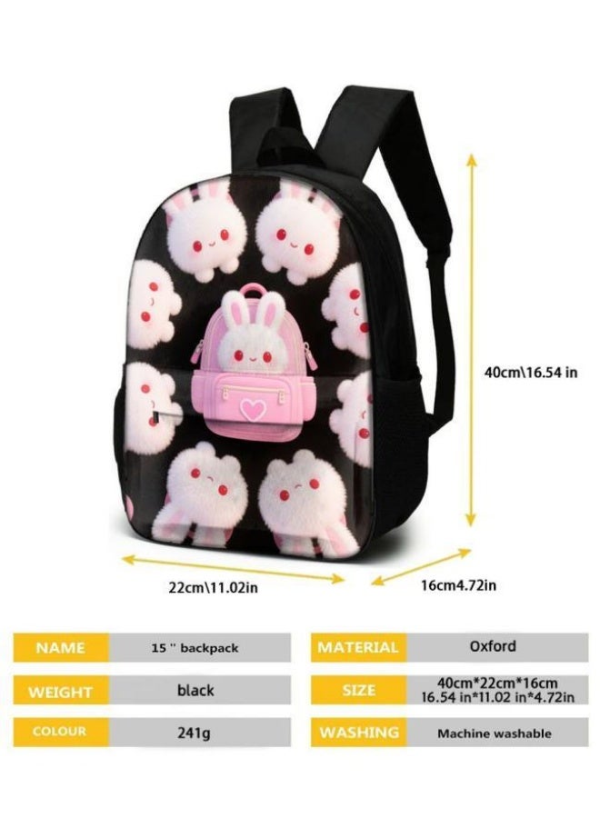 Bright Li Fire Fashion is unlimited! Cartoon bag three-piece set, suitable for a variety of scenes for students and teenagers (available for students, children, friends on outings, mountain climbing, school, etc.) - 11 - Image 5