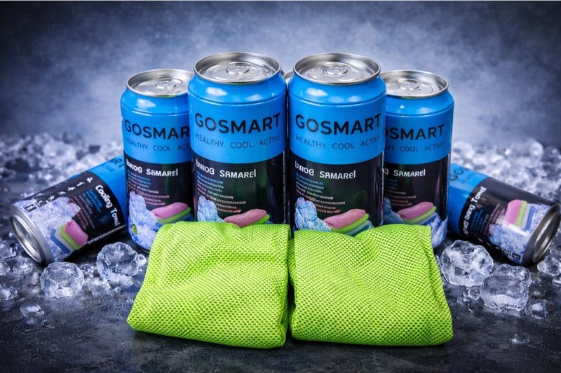 GOSMART Cooling Towel (Pack of 5) Quick Dry Microfiber Sports Towel Instant Cooling for Gym Workout Running Yoga Travel - Image 3