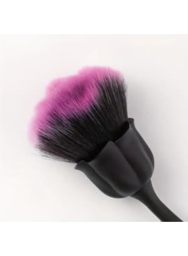 3D rose-shaped makeup br ush for blush and bronzer - Image 2