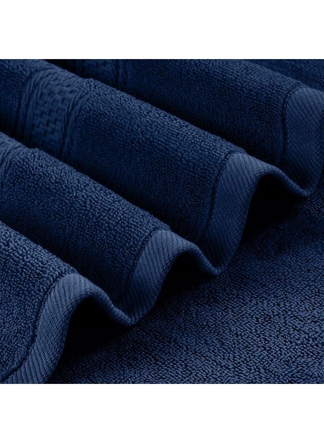 Utopia Towels 4 Pack Premium Bath Towels Set, (27 x 54 Inches) 100% Ring Spun Cotton 600GSM, Lightweight and Highly Absorbent Quick Drying Towels, Perfect for Daily Use (Navy) - Image 2