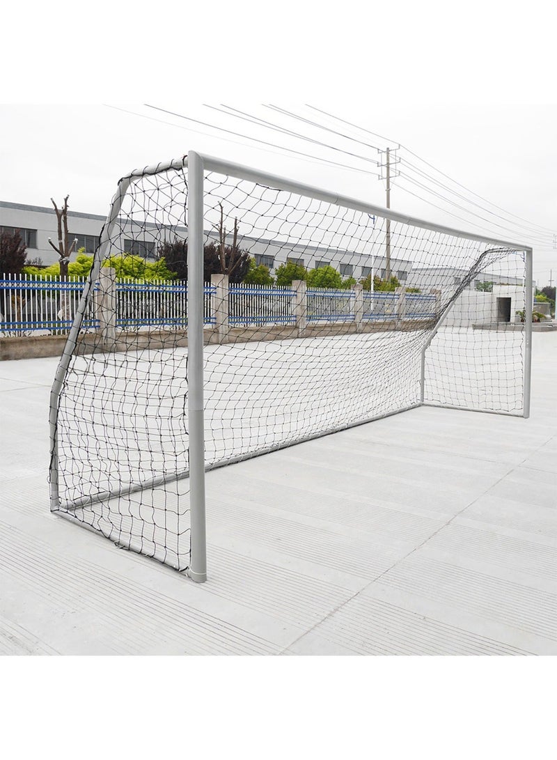 GT-Wheel Professional Soccer Football Goal Metallic Stainless Steel Thick Durable Goal with Net for Adults and Children - Image 3
