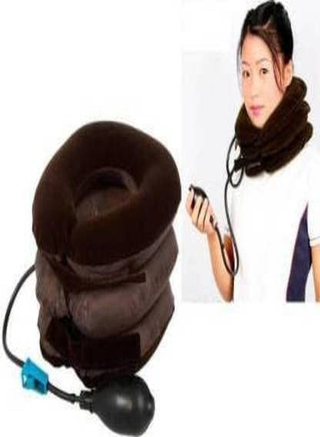 Acupunctoreum Neck Braces Tractors for Cervical Spine Three Layer Neck Rest Support Massagers for Cervical Pain Relief Tool Three Layer Tractor Pillow(Multi Color) - Image 2