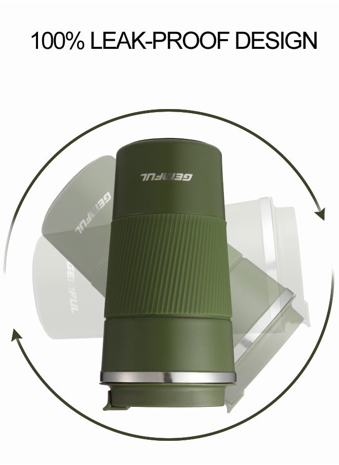 GEMFUL - Travel Coffee Mug Stainless Steel Vacuum Ice and Hot Drinks Insulated Tumbler for Home Office Outdoor Works - Image 1