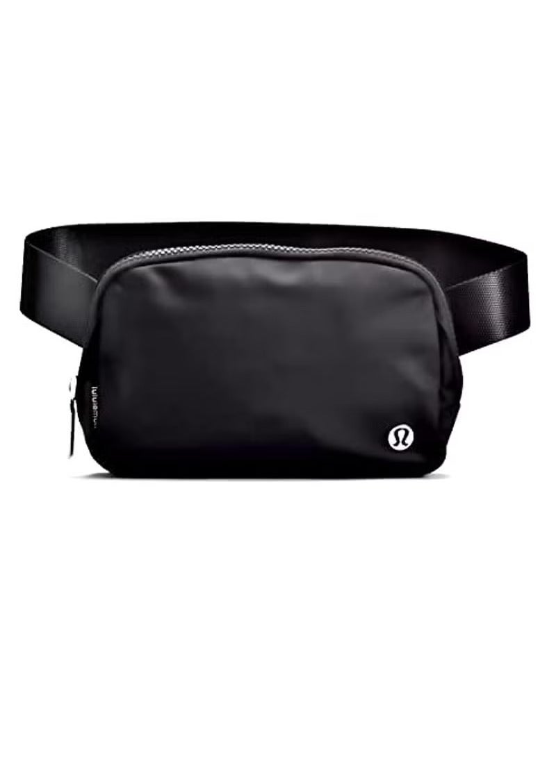 Lululemon Everywhere Belt Bag, Compact, and Convenient Belly Bag with Zippered Pockets, Easy-Access Exterior Pocket, and Interior Essentials Pocket for On-the-Go Storage, Black  - Image 1
