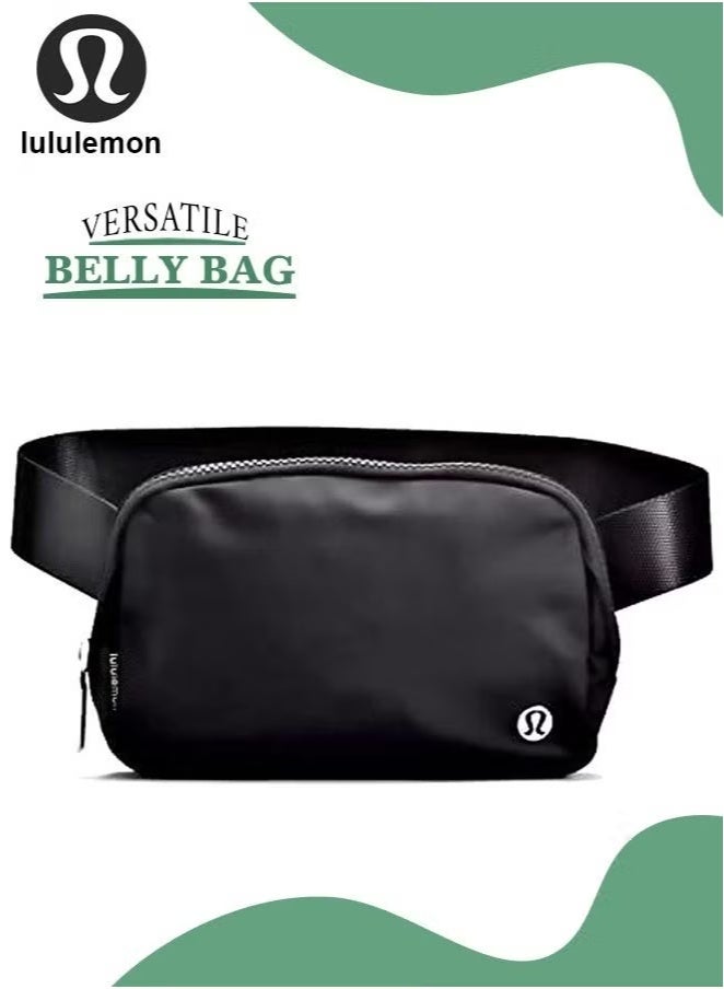 Lululemon Everywhere Belt Bag, Compact, and Convenient Belly Bag with Zippered Pockets, Easy-Access Exterior Pocket, and Interior Essentials Pocket for On-the-Go Storage, Black  - Image 2