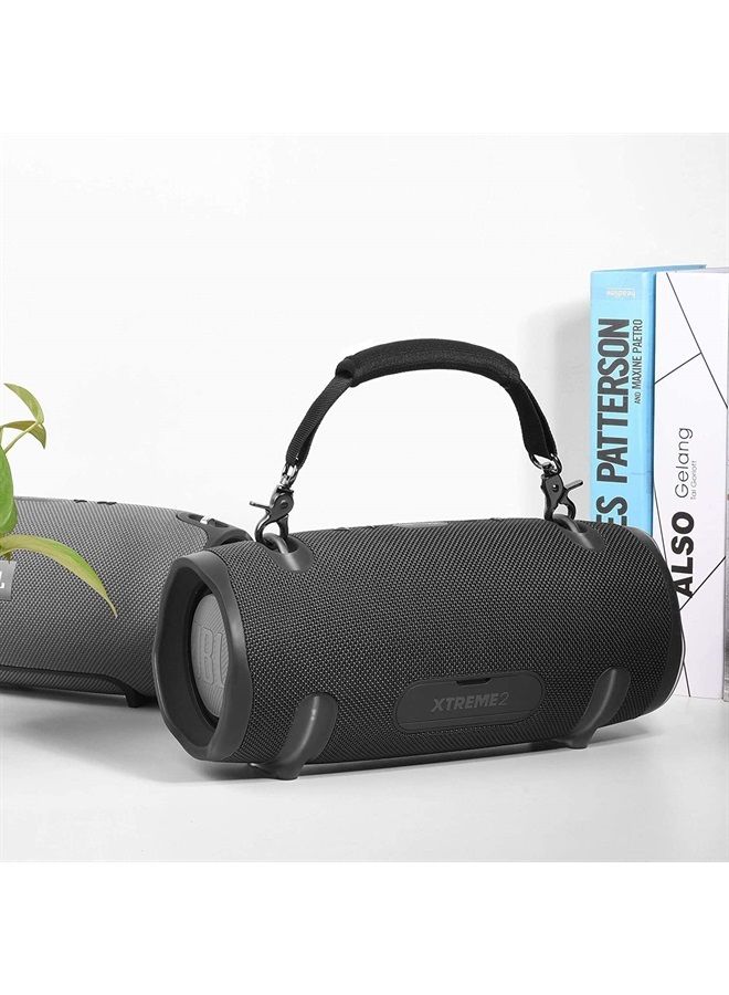 WISDING Removable Speaker Handle Strap for JBL Xtreme/Xtreme 2/ Xtreme 3 Portable Bluetooth Speaker - Only Handle Strap - Black