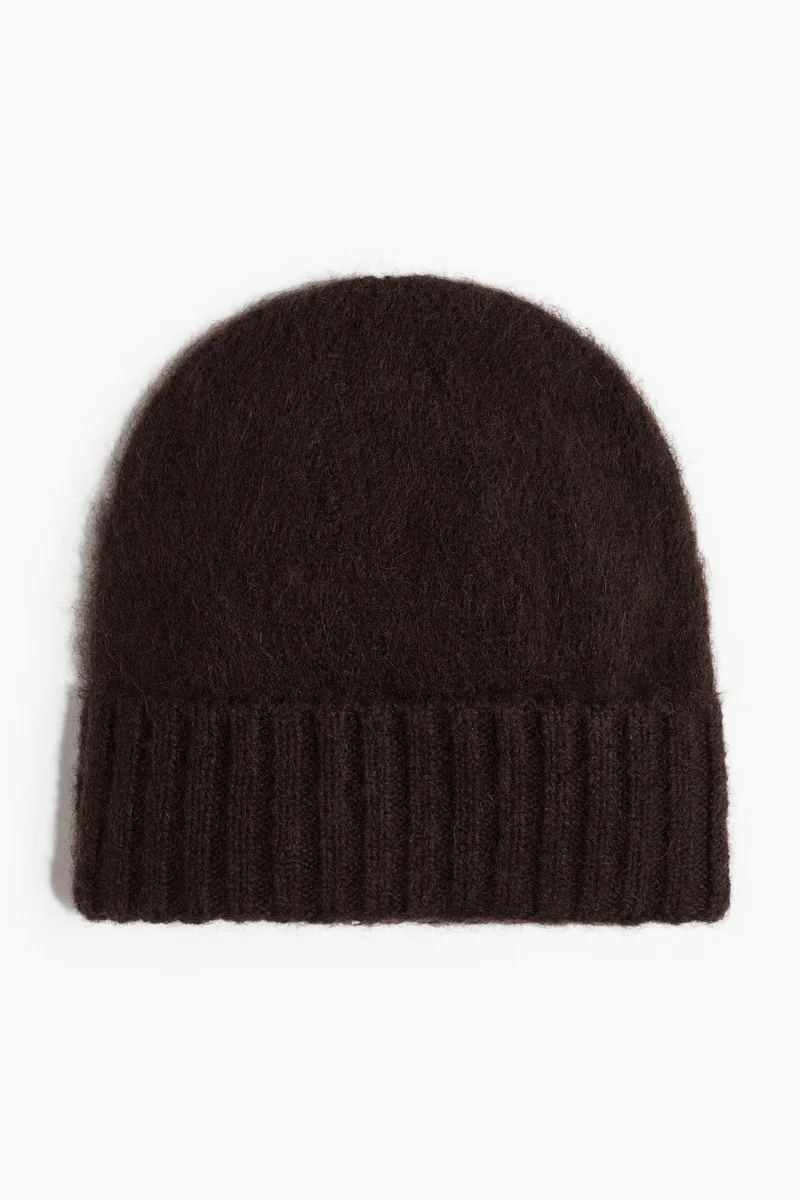 H&M Fuzzy wool-blend beanie