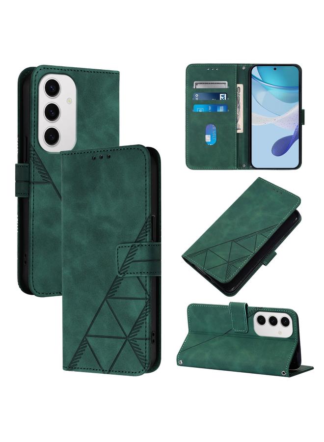 اس-توب جراب لهاتف Samsung Galaxy S24 FE 5G، جراب هاتف جلدي قابل للطي منقوش ثلاثي الأبعاد - Image 1