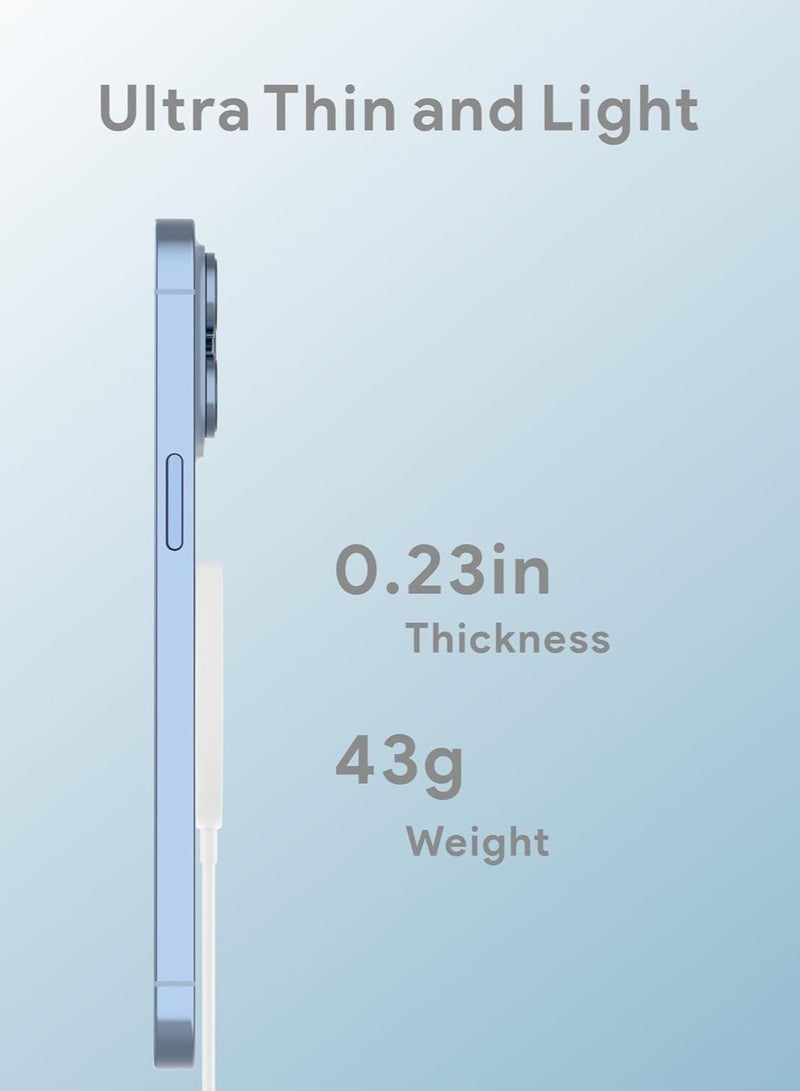 cyleto Wireless Charger for iPhone 15/14/13/12 Series, Fast Charging Magnetic Charger Compatible with Samsung Galaxy Series, 15W Phone Charger Charging Pad  - Image 5