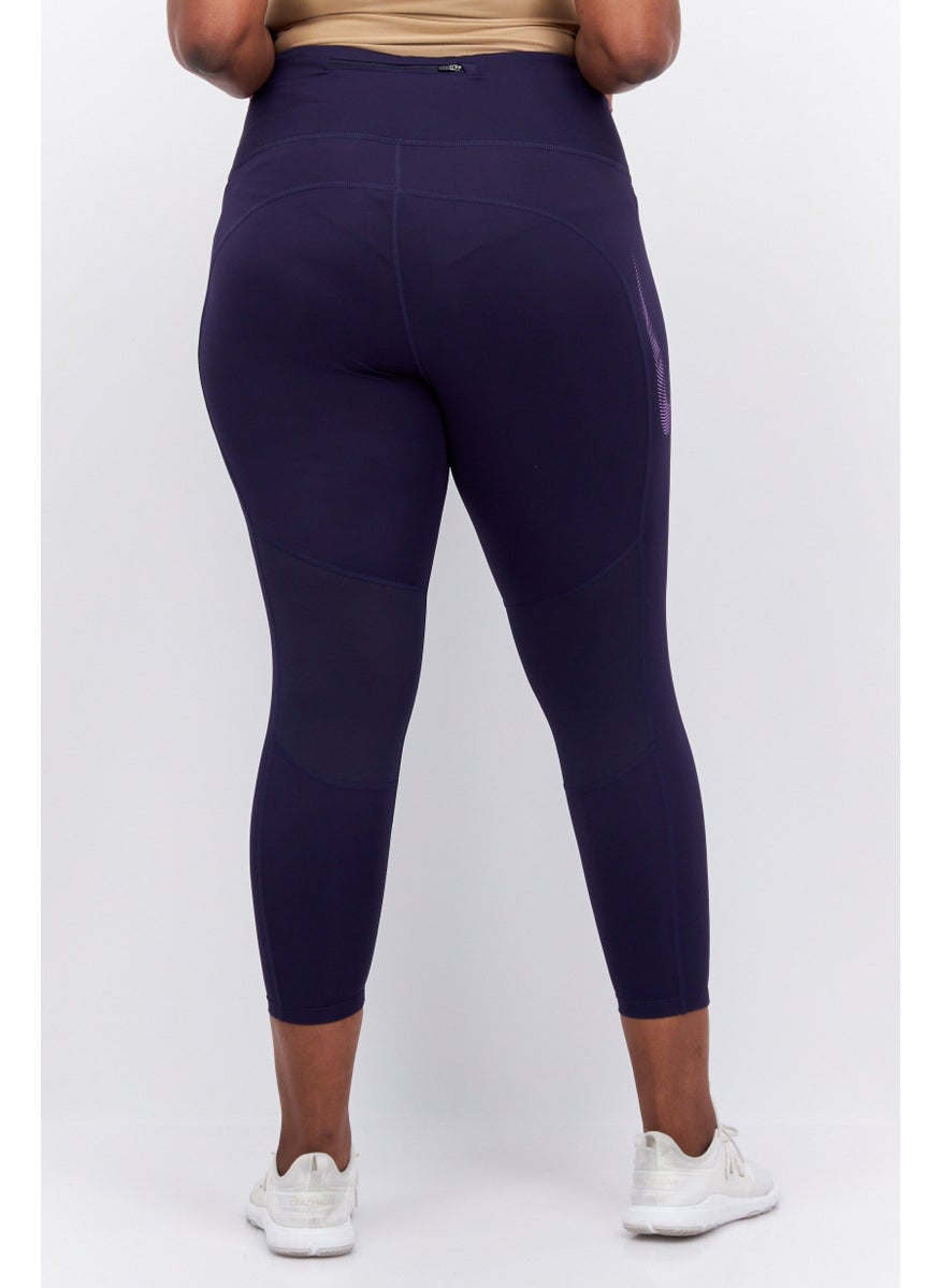 Nike Women Plus Size Training Tights, Navy  - Image 4