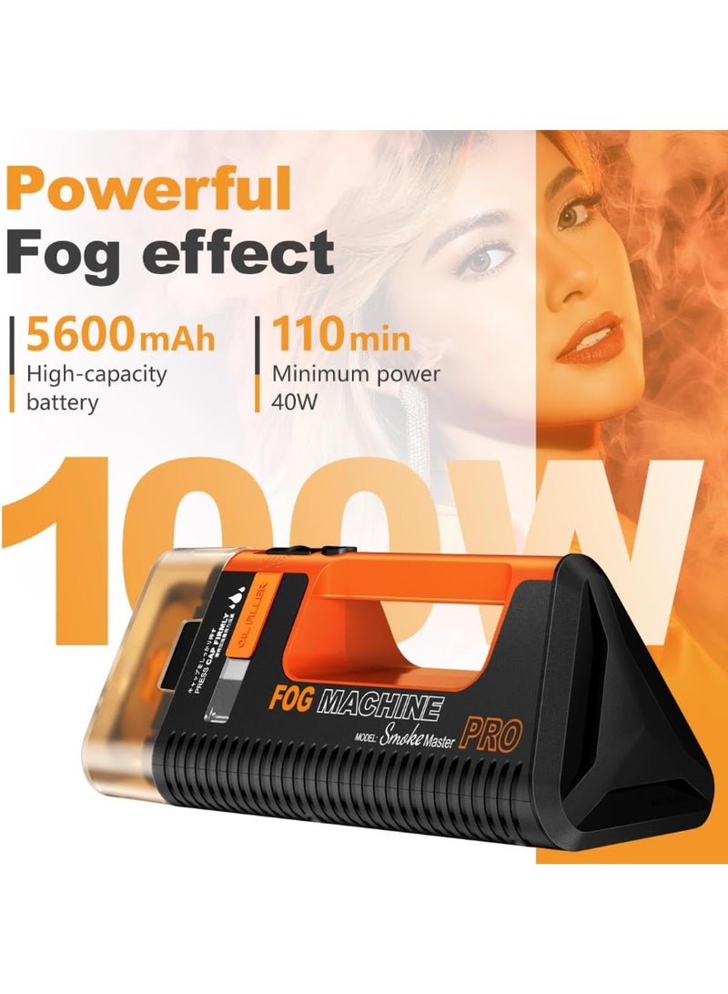 LENSGO Smoke Master Pro Portable Fog Machine – Professional Compact Fogger for Parties, Photography, Stage, and Video Effects - Image 2