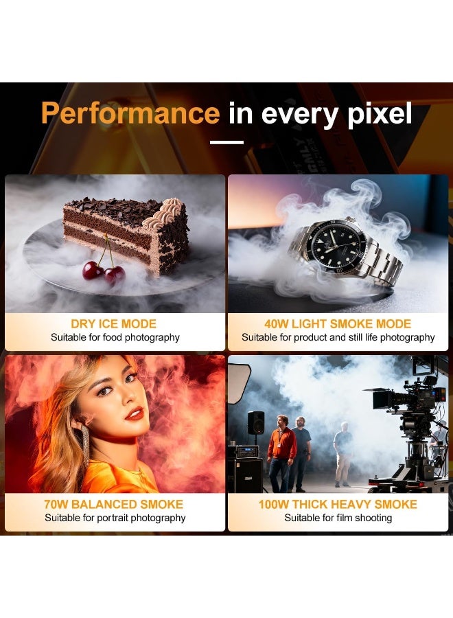 LENSGO Smoke Master Pro Portable Fog Machine – Professional Compact Fogger for Parties, Photography, Stage, and Video Effects - Image 4