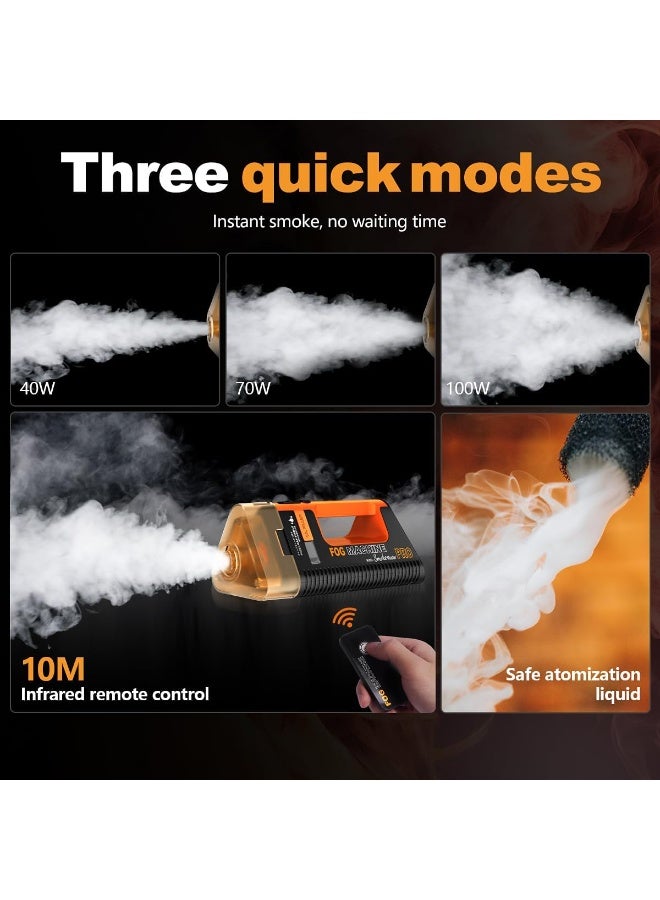 LENSGO Smoke Master Pro Portable Fog Machine – Professional Compact Fogger for Parties, Photography, Stage, and Video Effects - Image 3