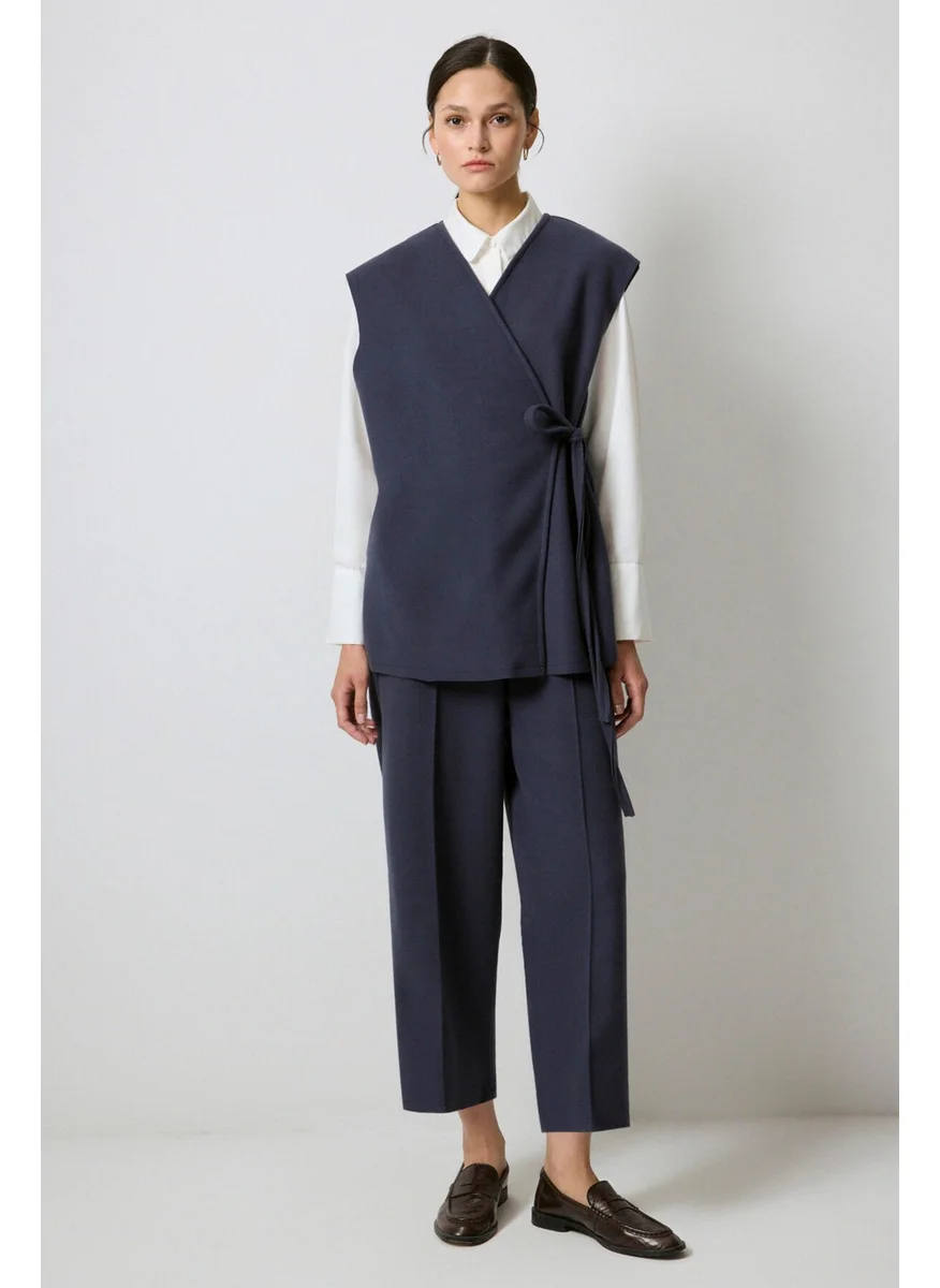 توتشي Side Tie Vest Set
