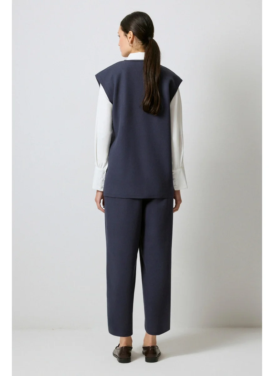 توتشي Side Tie Vest Set