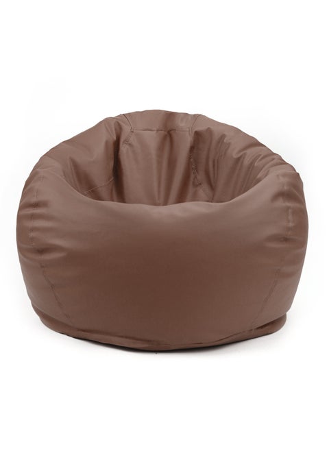 Fatbag Faux Leather Bean Bag with Polystyrene Beads Filling( Brown)